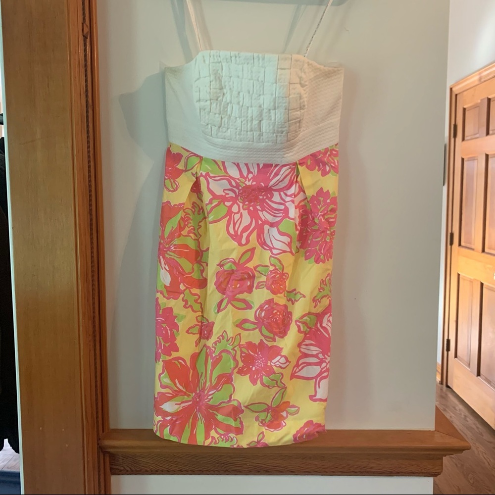 Lilly Pulitzer strapless dress